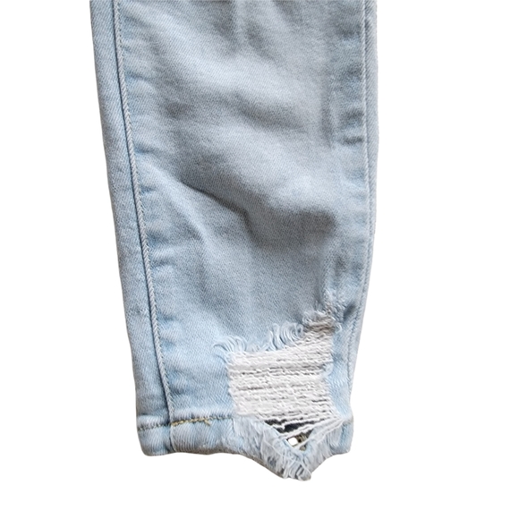 KanCan High Rise Light Wash Distressed Skinny Jeans - Picture 8 of 16